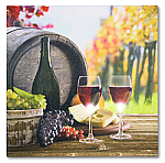 2557 LED WINE CANVAS PRINT