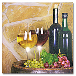 2558 LED WINE CANVAS PRINT