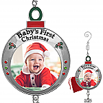 2860 - BABY'S 1ST CHRISTMAS PHOTO ORNAMENT