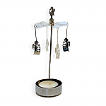 9570-CANDLE SPINNER - ANGELS HOLDING STARS