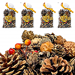 3299 - SET/4 BAGS PINECONE POTPOURRI