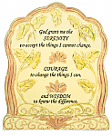 4854 Serenity Desktop Plaque