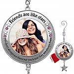 2826 - FRIENDS ARE LIKE STARS PHOTO ORNAMENT