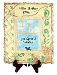 4830 Open Window Plaque