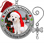 2736 - DOG-GONE CUTE 1ST CHRISTMAS PET ORNAMENT