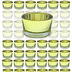 9812-GOLD - SET/72  GOLD TEALIGHT HOLDERS