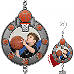 2861 - BASKETBALL PHOTO ORNAMENT
