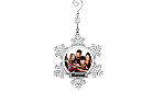 2746 - SNOWFLAKE 'BLESSED' PHOTO ORNAMENT