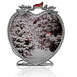 1879 - Cardinals in Trees Candle Holder