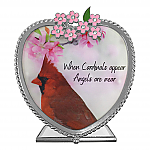 2998 - SPRING CARDINAL CANDLE HOLDER