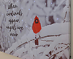 2651 - CANVAS PRINT- WHEN CARDINALS APPEAR