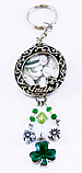 7166 Irish Photo Keychain - Round