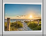 2667 - CANVAS PRINT- PATHWAY TO THE BEACH SUNSET