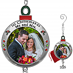 2820 - 1ST CHRISTMAS AS MR & MRS PHOTO ORNAMENT