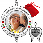 2812 - WHEN TOMORROW STARTS WITHOUT ME PHOTO ORN