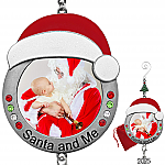 2821 - SANTA & ME CHRISTMAS PHOTO ORNAMENT