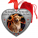 2875 - NO LONGER BY MY SIDE PET PHOTO ORNAMENT
