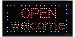 9672 LED "Open Welcome" Sign
