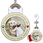 2811 - IF LOVE COULD HAVE SAVED YOU PET PHOTO ORNAMENT