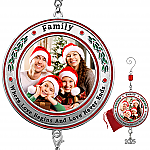 2786 - WHERE LOVE BEGINSENDS FAMILY PHOTO ORNAMENT